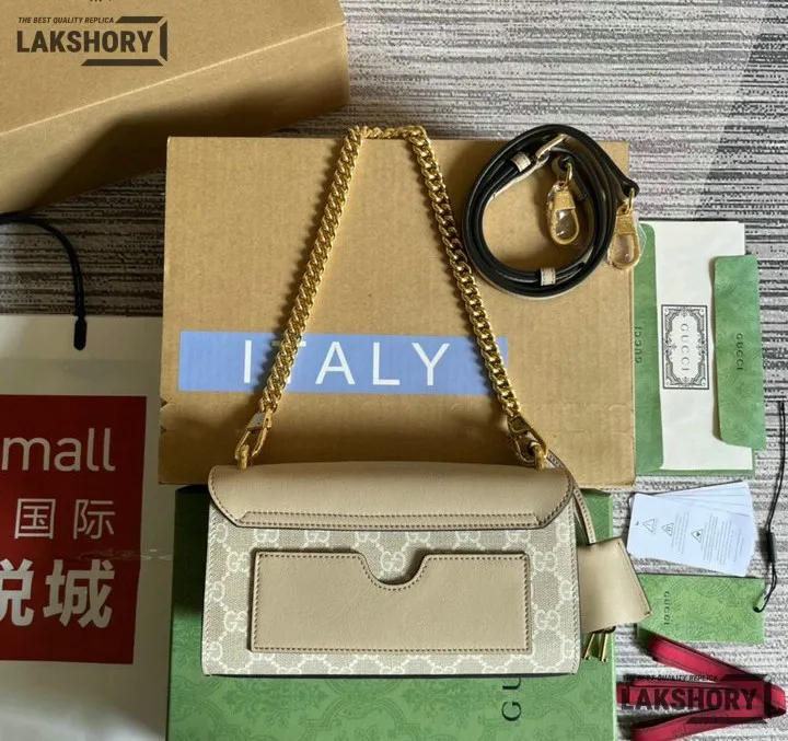 Gucci 1:1 Mirror Replica GG Supreme Metallic Mini Padlock 22CM/8.7IN Gucci Replica Padlock Bags Gucci 1:1 Mirror Replica GG Supreme Metallic Mini Padlock 22CM/8.7IN Gucci Replica Padlock Bags