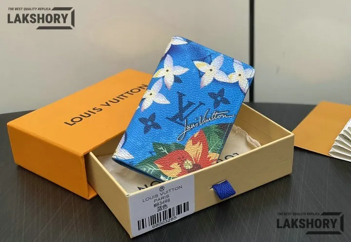 Louis Vuitton 1:1 Mirror Replica Pocket Organizer Monogram Surfin’ 7.5CM/3IN Louis Vuitton Replica Wallets Louis Vuitton 1:1 Mirror Replica Pocket Organizer Monogram Surfin’ 7.5CM/3IN Louis Vuitton Replica Wallets