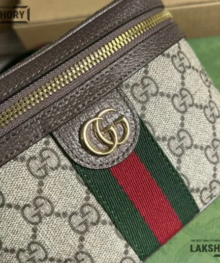 Gucci 1:1 Mirror Replica Small GG Supreme Ophidia Belt Bag 18CM/7.1IN Gucci Replica Ophidia Bags