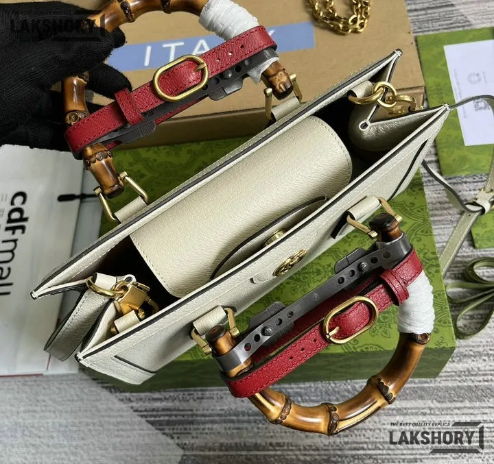 Gucci 1:1 Mirror Replica Calfskin Web Small Diana Shoulder Bag 27CM/10.6IN Gucci Replica Bamboo Bags Gucci 1:1 Mirror Replica Calfskin Web Small Diana Shoulder Bag 27CM/10.6IN Gucci Replica Bamboo Bags