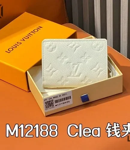Louis Vuitton 1:1 Mirror Replica Clea Wallet Monogram Empreinte 11CM/4.3IN Louis Vuitton Replica Wallets
