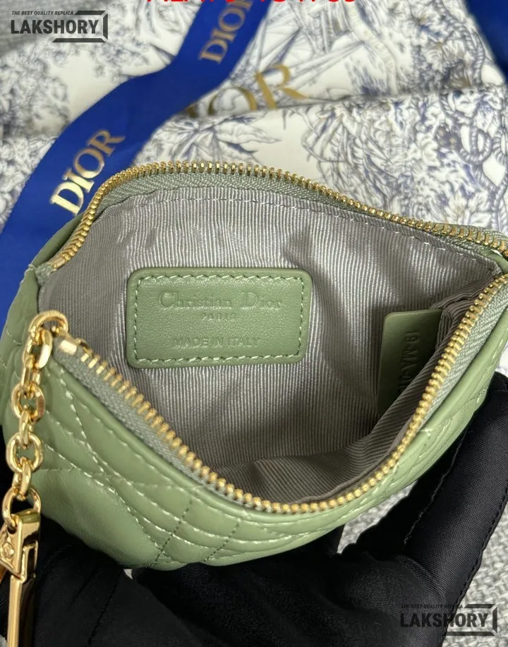 Dior 1:1 Mirror Replica Lambskin Cannage Lady Dior Zipped Key Case 7.6CM/3IN Christian Dior Replica Wallets Dior 1:1 Mirror Replica Lambskin Cannage Lady Dior Zipped Key Case 7.6CM/3IN Christian Dior Replica Wallets
