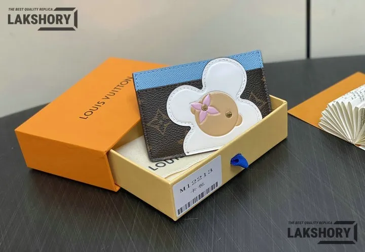 Louis Vuitton 1:1 Mirror Replica Monogram Vivienne Card Holder Animation Blue 7.5CM/3IN Louis Vuitton Replica Wallets Louis Vuitton 1:1 Mirror Replica Monogram Vivienne Card Holder Animation Blue 7.5CM/3IN Louis Vuitton Replica Wallets