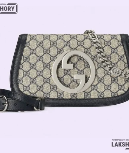 Gucci 1:1 Mirror Replica GG Calfskin Blondie Chain Shoulder Flap Bag 28CM/11IN Gucci Replica Blondie Bags