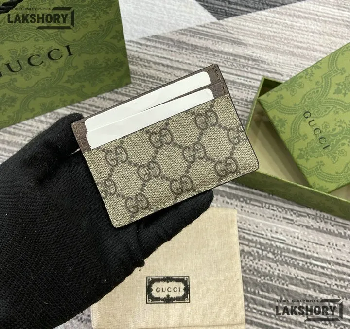 Gucci 1:1 Mirror Replica GG Monogram Ophidia Card Holder Beige 7CM/2.8IN Gucci Replica Wallets Gucci 1:1 Mirror Replica GG Monogram Ophidia Card Holder Beige 7CM/2.8IN Gucci Replica Wallets