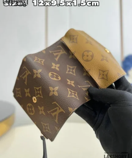 Louis Vuitton 1:1 Mirror Replica Victorine Wallet Monogram Reverse 12.5CM/4.9IN Louis Vuitton Replica Wallets