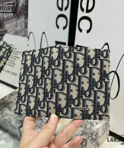 Dior 1:1 Mirror Replica Oblique Vertical Card Holder 11.2CM/4.4IN Christian Dior Replica Wallets