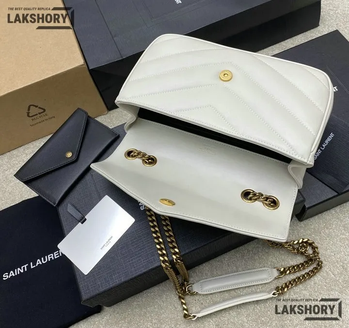 Ysl 1:1 Mirror Replica Loulou Small Matelassé Chain Bag 24CM/9.4IN Replica Crossbody Bags Ysl 1:1 Mirror Replica Loulou Small Matelassé Chain Bag 24CM/9.4IN Replica Crossbody Bags