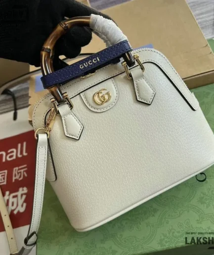 Gucci 1:1 Mirror Replica Mini Diana Dome Tote Bag 20CM/7.9IN Gucci Replica Bamboo Bags