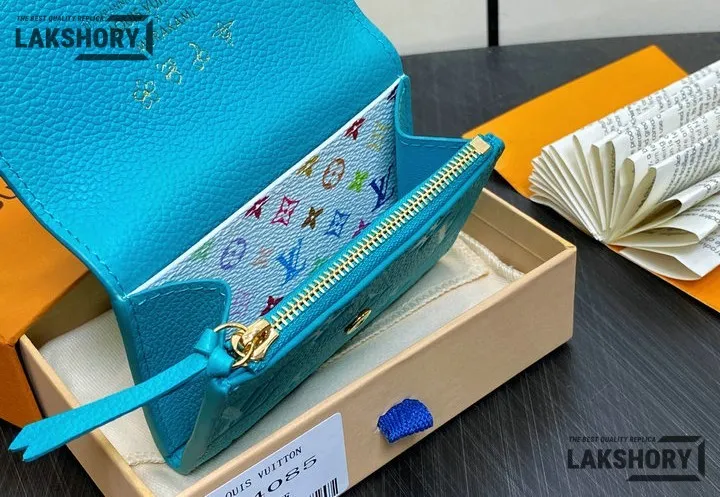 Louis Vuitton 1:1 Mirror Replica LV x TM Rosalie Coin Purse Monogram Empreinte Leather 11CM/4.3IN Louis Vuitton Replica Wallets Louis Vuitton 1:1 Mirror Replica LV x TM Rosalie Coin Purse Monogram Empreinte Leather 11CM/4.3IN Louis Vuitton Replica Wallets