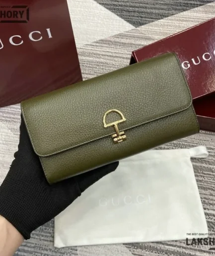 Gucci 1:1 Mirror Replica Leather Softbit Continental Wallet 19CM/7.5IN Gucci Replica Wallets