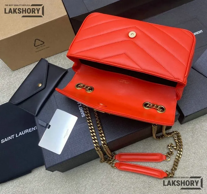 Ysl 1:1 Mirror Replica Loulou Small Matelassé Chain Bag 24CM/9.4IN Replica Crossbody Bags Ysl 1:1 Mirror Replica Loulou Small Matelassé Chain Bag 24CM/9.4IN Replica Crossbody Bags