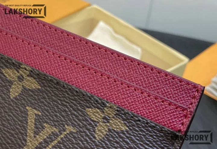 Louis Vuitton 1:1 Mirror Replica Monogram LV Charms Card Holder 7CM/2.8IN Louis Vuitton Replica Wallets Louis Vuitton 1:1 Mirror Replica Monogram LV Charms Card Holder 7CM/2.8IN Louis Vuitton Replica Wallets