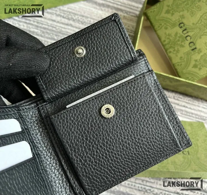 Gucci 1:1 Mirror Replica Jumbo GG Coin Leather Wallet 9CM/3.5IN Gucci Replica Wallets Gucci 1:1 Mirror Replica Jumbo GG Coin Leather Wallet 9CM/3.5IN Gucci Replica Wallets