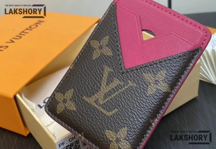 Louis Vuitton 1:1 Mirror Replica Porte-Cartes Magnet Monogram Eclipse 6.5CM/2.6IN Louis Vuitton Replica Wallets Louis Vuitton 1:1 Mirror Replica Porte-Cartes Magnet Monogram Eclipse 6.5CM/2.6IN Louis Vuitton Replica Wallets
