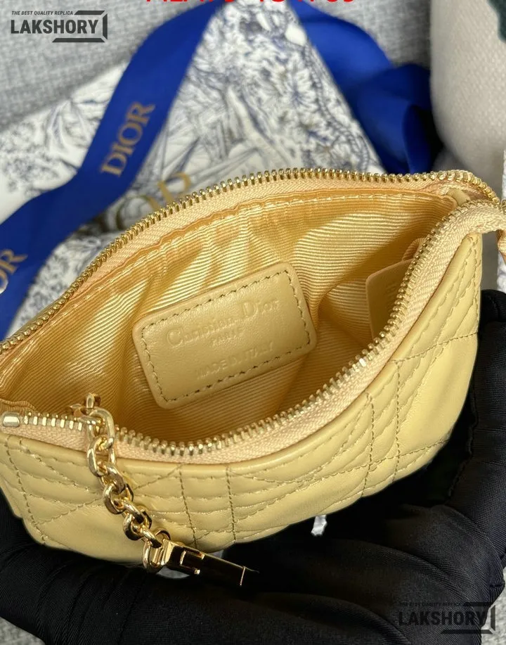 Dior 1:1 Mirror Replica Lambskin Cannage Lady Dior Zipped Key Case 7.6CM/3IN Christian Dior Replica Wallets Dior 1:1 Mirror Replica Lambskin Cannage Lady Dior Zipped Key Case 7.6CM/3IN Christian Dior Replica Wallets