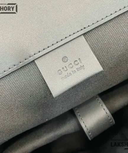 Gucci 1:1 Mirror Replica GG Supreme Black Backpack 42CM/16.5IN Gucci Replica Backpacks