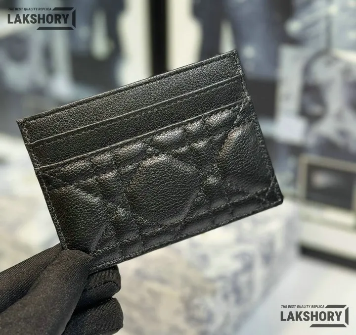 Dior 1:1 Mirror Replica Dior Caro Freesia Card Holder Christian Dior Replica Wallets Dior 1:1 Mirror Replica Dior Caro Freesia Card Holder Christian Dior Replica Wallets