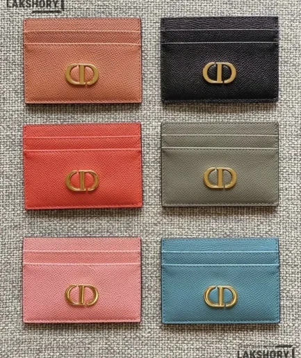 Dior 1:1 Mirror Replica 30 Montaigne Five Slot Card Holder 7.5CM/3IN Christian Dior Replica Wallets
