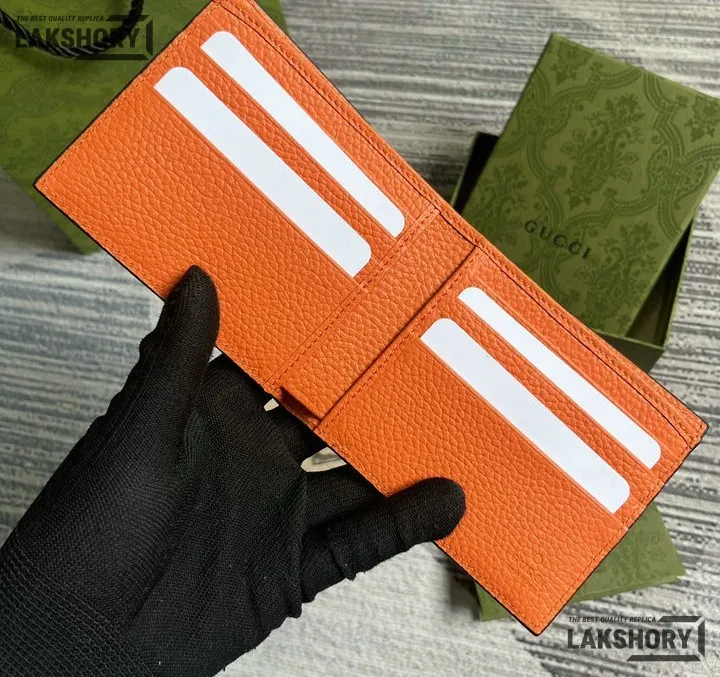 Gucci 1:1 Mirror Replica Jumbo GG Bifold Leather Coin Wallet 9CM/3.5IN Gucci Replica Wallets Gucci 1:1 Mirror Replica Jumbo GG Bifold Leather Coin Wallet 9CM/3.5IN Gucci Replica Wallets